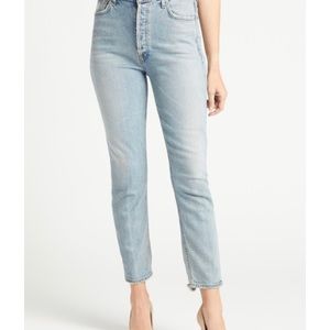 Agolde Nico high rise straight in Chronicle.